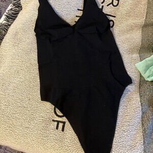 Fleur du Mal - Le Body Control Bodysuit - Black - XL - New with Tags